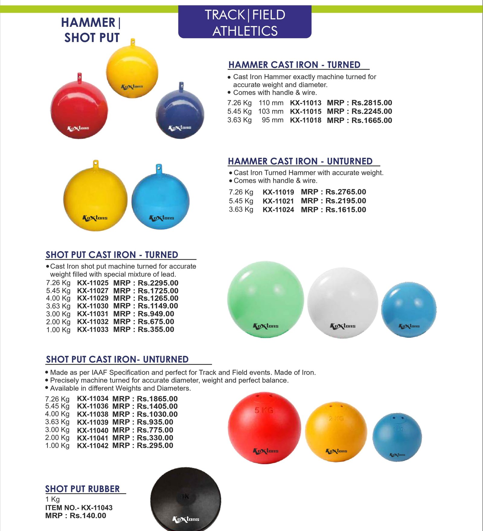 Track Equipment Catalogue Page 160